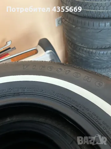 2 бр. гуми с бял кант., снимка 3 - Гуми и джанти - 48650287