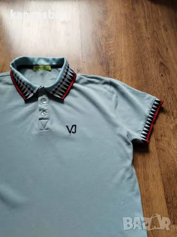 versace jeans - страхотна мъжка тениска ХС, снимка 5 - Тениски - 49731353