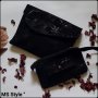 Комплект дамска чанта + портфейл от естествена кожа, снимка 4