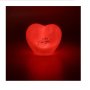  Нощна лампа, сърце, розовa, 10x5x8.5см, снимка 2