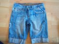 Къси светло сини дънкови панталонки, снимка 3
