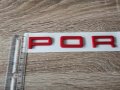 червен надпис Порше / Porsche, снимка 5