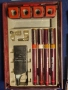 рапидографи Rotring mod.Rapidograph с 4 чисто нови писци: 0,18/0,25/0,35 и 0,50 с туш, снимка 2