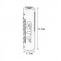 2 бр. 3.7V 18650 9800 mAh литиево-йонна акумулаторна батерия за LED фенерче челник лазер електронни , снимка 4