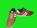 Спортни обувки за мъже в кафяв цвят с бял акцент, снимка 2