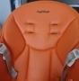 Италианско детско столче за хранене Peg Perego Siesta с чисто нова кожена тапицерия, снимка 6