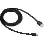 Зареждащ кабел CANYON UC-2, Type C USB 2.0, 2M, Черен SS30234, снимка 2
