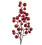Коледна декоративна украса, Клонка, Червен, 62cm, снимка 2