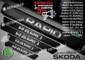 ПРАГОВЕ карбон SKODA KAMIQ фолио стикери skpkam, снимка 8