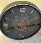 стенен часовник с движещ се механизъм, снимка 2