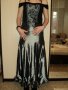 Официална бална дълга дамска рокля с шал/ наметало, снимка 1 - Рокли - 32561032
