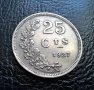 Стара монета 25 сантима 1927 г. Люксембург- рядка,малък тираж,хит цена !, снимка 5