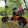 Електрически скутер,мотопед с педали нов модел 2024 год., снимка 7