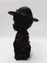 Стара голяма статуетка, черно дете(4.4), снимка 4