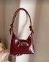 Дамска чанта бордо, снимка 4