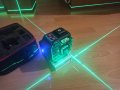 Лазерен нивелир 12 лъча 3D 360, самонивелиращ, зелен лъч , снимка 3