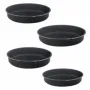 Комплект тави Rosberg 24/26/30/32см., Черни/въгл. стомана с мрам. покр., снимка 1