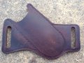 Кобур за нож изработен от здрава кожа, снимка 2