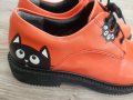 Дамски обувки с котенца оранжеви ежедневни, снимка 7