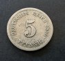 Монети. Германия.Много стари райх монети. 2 и 5 пфенига. 1890, 1899,1904, 1914,1922 година, снимка 3