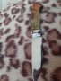 Нож на Андрей Бирюков от К340 стомана закалена на 62hrc, снимка 1 - Ножове - 37502436