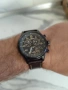 Timex Expedition Field Chronograph с кафява кожена каишка, снимка 3