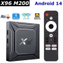 Android TV Box X96 M200 Amlogic S905X5M, Android 14, AV1, 1Gbit, Dual WIFI, 4/32 Гб Bluetooth, снимка 1