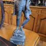 Буда женското начало статуетка бронз фигура скулптура Пластика, снимка 3