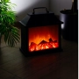 Декоративен LED фенер - камина, снимка 6