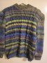 дамски зимен пуловерръчно плетен , снимка 1 - Блузи с дълъг ръкав и пуловери - 43096179