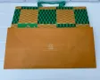 Бутикова подаръчна торба Louis Vuitton Green Gold XL 49cmx41cm 2022 Holidays Shopping Bag празнична, снимка 6