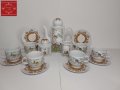 Ръчно рисуван порцеланов сервиз за чай с руски мотиви - Reichenbach, Германия.