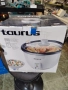 Уред за приготвяне на ориз Taurus Rice Chef, 700W, Готвене на пара, 1.8 л, Аксесоари, Бял/Сребрист, снимка 1