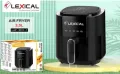 Фритюрник с горещ въздух Lexical Airfryer LAF-3011-1/2 1200W 3.5L бял/черен, снимка 2