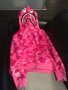 Суичър (блуза с качулка) Bape A Bathing Ape Pink Camo M L XL 2XL розов, снимка 6