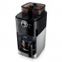Кафемашина Philips Grind & Brew HD7769/00, 1000 W, Стъклена кана, Вградена кафемелачка, Хронометър, 