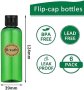 Нов комплект от 6 броя 100 мл. празни бутилки със сгъваем капак Подходящи за път къмпинг, снимка 5