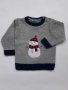 Коледен пуловер с апликация , снимка 1 - Бебешки блузки - 26854666