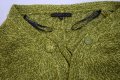 Betty Jackson дамска жилетка зелена лен и памук, снимка 7