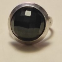 Сребърен пръстен (196), снимка 6 - Пръстени - 43688827