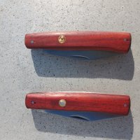 Джобни ножчета, с дървена дръжка. , снимка 3 - Други ценни предмети - 42991049