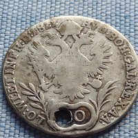Сребърна монета 20 кройцера 1811г. Франц втори Виена Австрия 14957, снимка 7 - Нумизматика и бонистика - 42969154