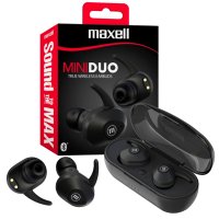 Maxell Блутут слушалки-тапи с докинг кутийка MINI DUO, True Wireless, Bluetooth 5.0 - 348481, снимка 2 - Слушалки, hands-free - 43356045