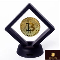 Модерна Статуетка с Биткойн / Bitcoin Монета, снимка 1 - Статуетки - 43575813