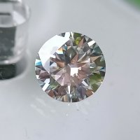 Топ Мойсанит Диамант Голям 10,9мм Фенси Moissanite Diamond , снимка 5 - Други - 42960589
