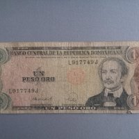 Банкнота - Доминикана - 1 песо | 1988г., снимка 1 - Нумизматика и бонистика - 39047940