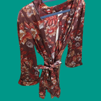 Кимоно VILA CLOTHES, M, Флорални мотиви, снимка 1 - Пижами - 44879382
