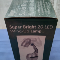 Голям акумулаторен фенер с динамо, снимка 2 - Къмпинг осветление - 36379486