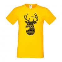 Мъжка тениска Deer 1 Елен Животно,Изненада,Подарък,Празник , снимка 1 - Тениски - 36813687