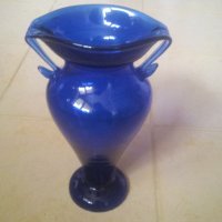Синя ваза, снимка 1 - Вази - 27294194